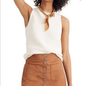 NWOT Madewell Highbury Sweater Tank